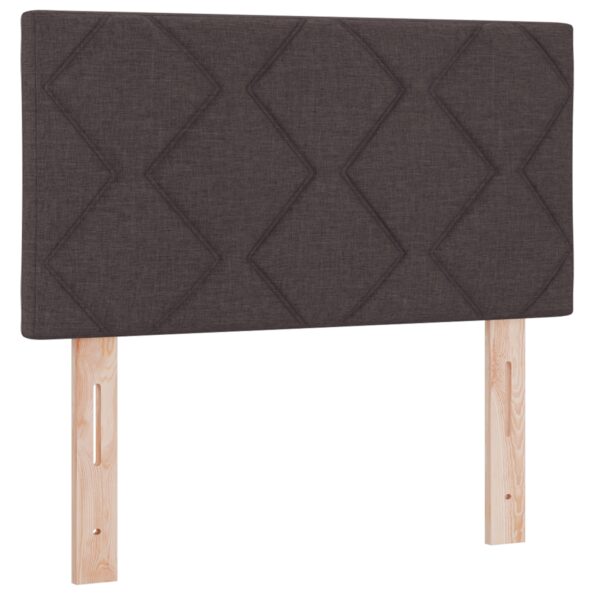 vidaXL Zadné čelo Tmavohnedá 80 cm látka – Obrázok 2