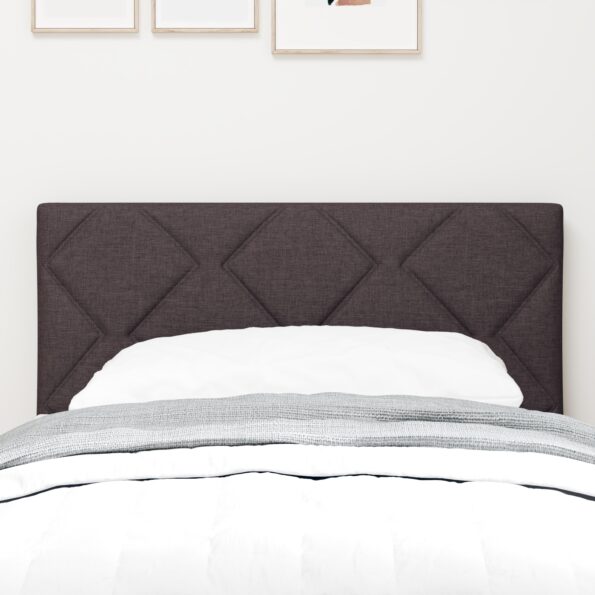 vidaXL Zadné čelo Tmavohnedá 80 cm látka – Obrázok 3