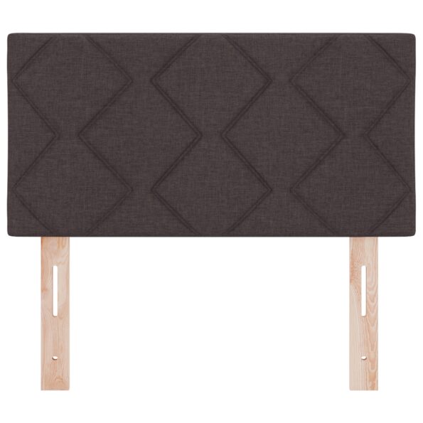 vidaXL Zadné čelo Tmavohnedá 80 cm látka – Obrázok 5