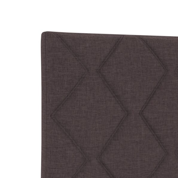 vidaXL Zadné čelo Tmavohnedá 80 cm látka – Obrázok 7