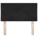 vidaXL Čelo postele Dizajn Diamantové bloky Čierne 80 cm Velvet – Obrázok 5