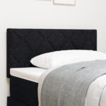 vidaXL Zadné čelo Čierny 90 cm látka