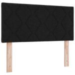 vidaXL Zadné čelo Čierny 90 cm látka – Obrázok 2