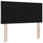 vidaXL Zadné čelo Čierny 90 cm látka – Obrázok 4