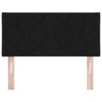 vidaXL Zadné čelo Čierny 90 cm látka – Obrázok 5