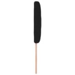 vidaXL Zadné čelo Čierny 90 cm látka – Obrázok 6
