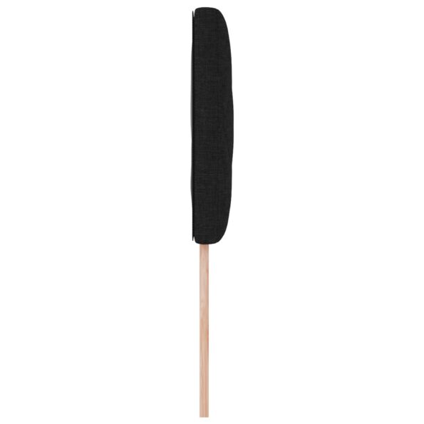 vidaXL Zadné čelo Čierny 90 cm látka – Obrázok 6