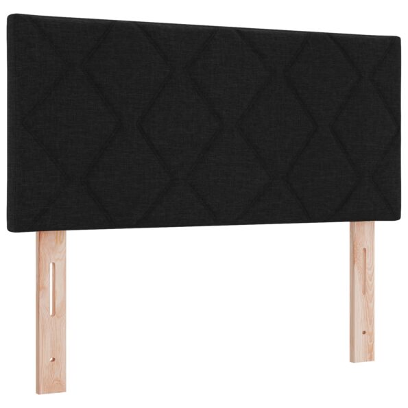 vidaXL Zadné čelo Čierny 100 cm látka – Obrázok 2