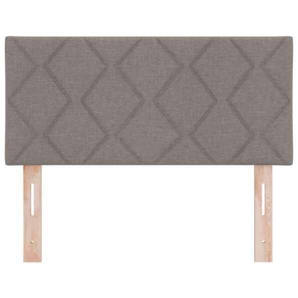 42007232_5.jpg vidaXL Čelo postele s dizajnom diamantových blokov taupe 100 cm z látky – Obrázok 5