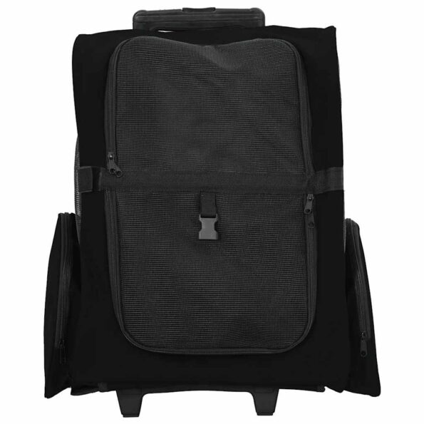 42007372_3.jpg vidaXL Vozík pre domáce zvieratá 3 v 1 dizajn čierny 48x32x57 cm oxfordská látka – Obrázok 3