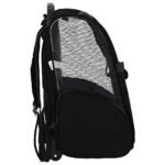 vidaXL Vozík pre domáce zvieratá 3 v 1 dizajn čierny 48x32x57 cm oxfordská látka – Obrázok 4