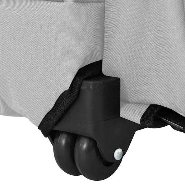 vidaXL Vozík pre domáce zvieratá 3 v 1, dizajn, sivý, 48 x 32 x 57 cm, oxfordská látka – Obrázok 10