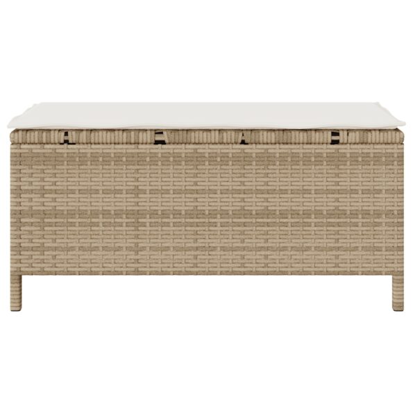 vidaXL 3-dielny záhradný jedálenský set s vankúšmi béžový polyratan akácia – Obrázok 8