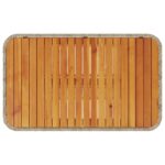 vidaXL 3-dielna záhradná jedálenská súprava s vankúšmi béžová poly ratan akácia – Obrázok 9