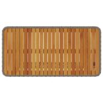 vidaXL 4-dielna záhradná jedálenská súprava s vankúšmi šedá poly ratan akácia – Obrázok 9