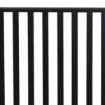 vidaXL vonkajšia lavička Čierna Kov Štandard Trvácna Vonkajšia lavička – Obrázok 8