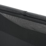 vidaXL Psia búda Čierna Polyester a Oceľ – Obrázok 8