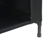 vidaXL Psia búda Čierna Oxfordská tkanina a oceľ – Obrázok 6