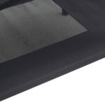 vidaXL Psia postel' Čierna 62 x 48 x 61 cm Oceľ – Obrázok 7