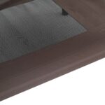 vidaXL Psia postel' Hnedá 92 x 77 x 82,5 cm Oceľ – Obrázok 7