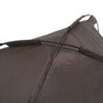 VidaXL vyvýšená psia posteľ s odnímateľnou strechou Hnedý L Oceľ – Obrázok 8