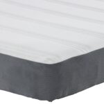 vidaXL Matrac s pružinami tmavosivý stredne tvrdý 80x200x20 cm textil – Obrázok 8