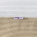 vidaXL Matrác s taškami Svetlozelená Šedá Stredný 80x200x20 cm Textília – Obrázok 7