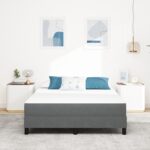 vidaXL Matracas s kapsulovými pružinami Svetlosivý Stredný 140x200x20 cm Textil – Obrázok 3