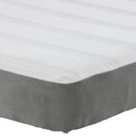 vidaXL Matracas s kapsulovými pružinami Svetlosivý Stredný 140x200x20 cm Textil – Obrázok 7