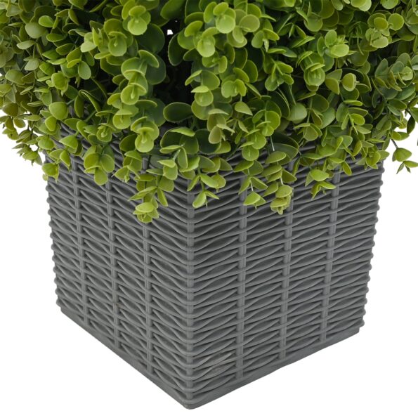 vidaXL Umelá rastlina Eukalyptus so kvetináčom 27x27x90 cm Zelená – Obrázok 5