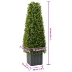 vidaXL Umelá rastlina Eukalyptus so kvetináčom 27x27x90 cm Zelená – Obrázok 6