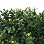 vidaXL Umelé stromčeky s ovocím a kvetináčom 35x50 cm Zelená – Obrázok 3