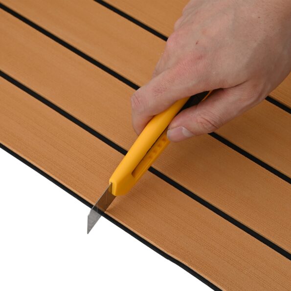 vidaXL Podlaha pre čln samolepiaca Hnedá a čierna 240x90 cm EVA pena – Obrázok 6