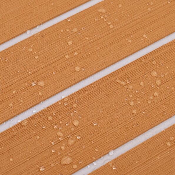 vidaXL Podlaha na loď Samo-prilepovacia Hnedá a Biela 240x60 cm EVA pena – Obrázok 5