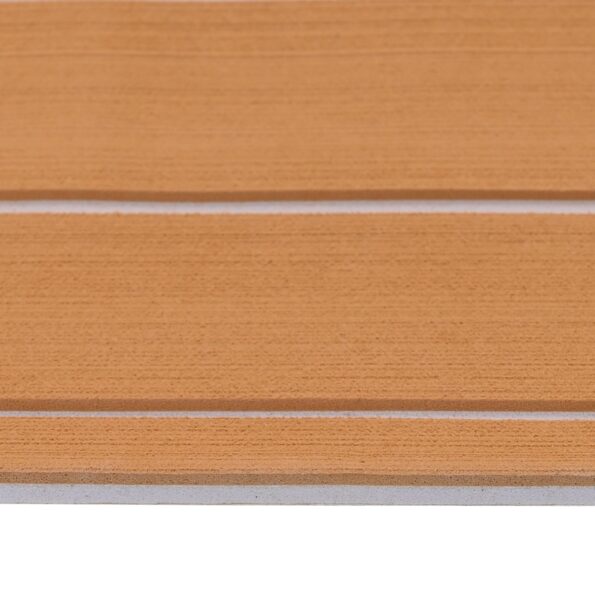 vidaXL Podlaha na loď Samo-prilepovacia Hnedá a Biela 240x60 cm EVA pena – Obrázok 7