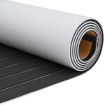 vidaXL Podlaha do lodí samolepiaca tmavo šedá a biela 240x60 cm EVA pena – Obrázok 3