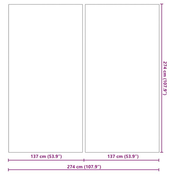 vidaXL Štvorcový kryt na bazén Svetlosivý Polyester 274 x 274 cm – Obrázok 7