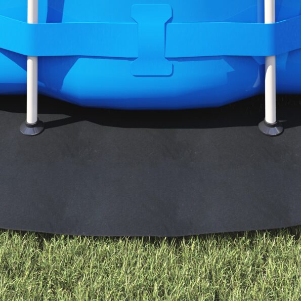 42009105_4.jpg vidaXL Okrúhly kryt na bazén Čierny Plastový Ø 366 cm Vodotesný materiál – Obrázok 4