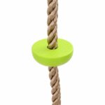 vidaXL Lezecké lano pre deti s diskovým sedadlom a platformami 200 cm – Obrázok 4