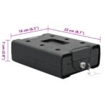 vidaXL Bezpečnostná schránka Čierna Kov Malé Zámky – Obrázok 11