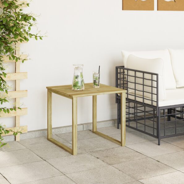 vidaXL stôl na ležanie 50.5x50.5x46 cm impregnované borovicové – Obrázok 4