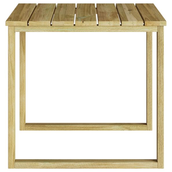 vidaXL stôl na ležanie 50.5x50.5x46 cm impregnované borovicové – Obrázok 6