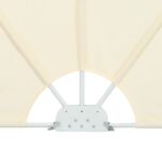 vidaXL Skladacia bočná markíza na terasu, krémová 240x160 cm – Obrázok 8