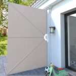 vidaXL Skladacia bočná markíza na terasu, krémová 300x200 cm – Obrázok 3