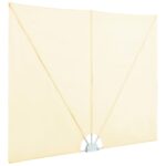 vidaXL Skladacia bočná markíza na terasu, krémová 300x200 cm – Obrázok 5