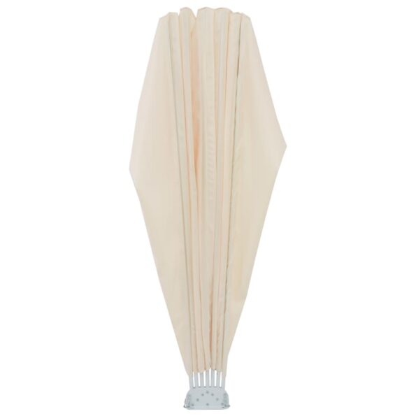 vidaXL Skladacia bočná markíza na terasu, krémová 200 cm – Obrázok 6