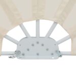 vidaXL Skladacia bočná markíza na terasu, krémová 200 cm – Obrázok 8