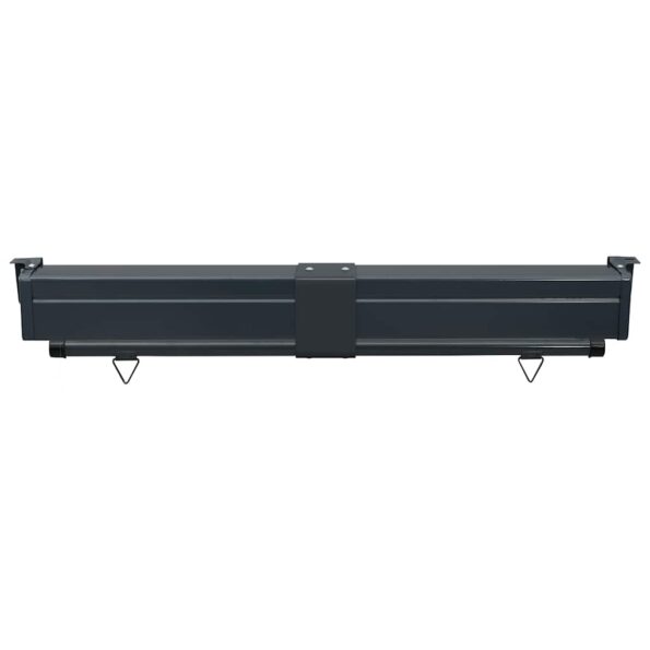 vidaXL Bočná markíza na balkón 125x250 cm, červená – Obrázok 6