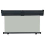 vidaXL Bočná markíza na balkón 125x250 cm, sivá – Obrázok 4