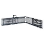 vidaXL Skladacie záhradné lavice 2 ks biele 180 cm HDPE – Obrázok 4